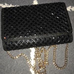 NWOT Scarlet black purse with detail